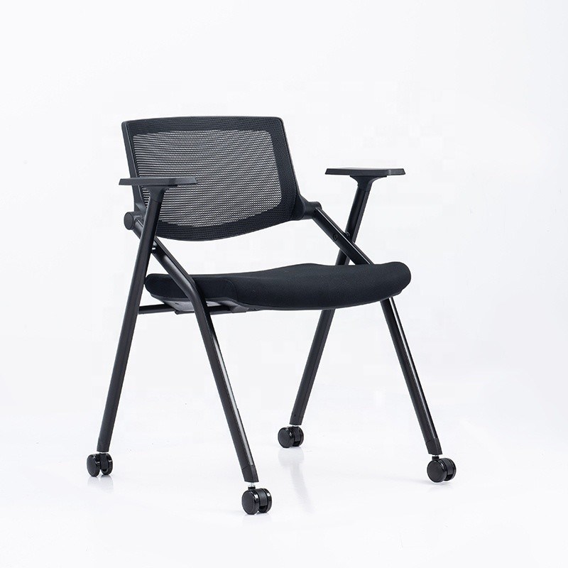 জালযুক্ত চেয়ার শৈলী ওএম ভাঁজযোগ্য স্টাডি চেয়ার ছাত্র প্রশিক্ষণ শ্রেণীকক্ষ কক্ষ স্কুল এর জন্য