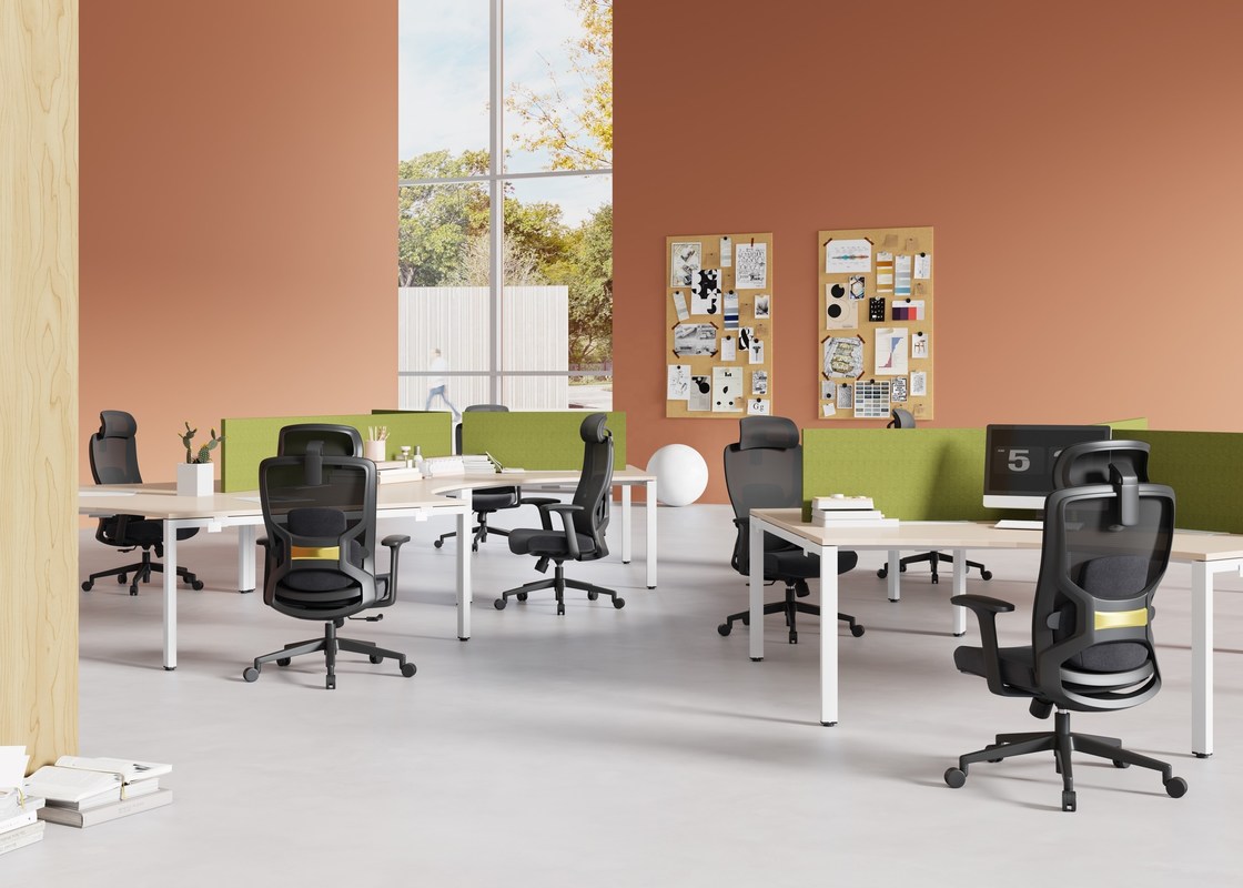 স্বয়ং লোডিং প্রক্রিয়া আরামদায়ক অফিস কাজের জন্য উচ্চ পিছন জাল এরগনোমিক চেয়ার