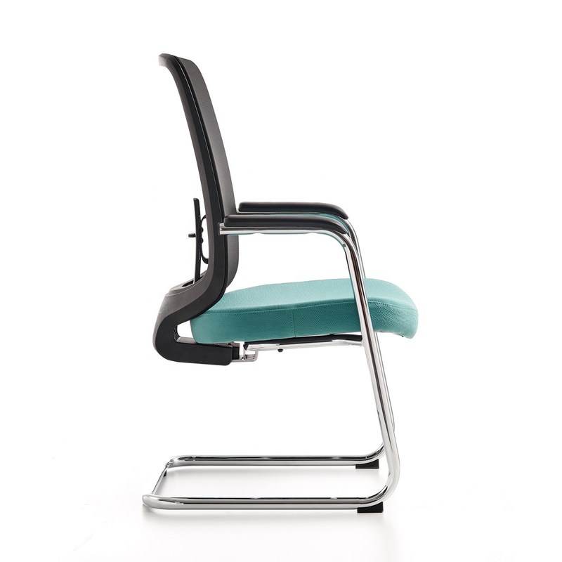 মাঝারি পিছনের কর্মী অফিসের চেয়ার, জালযুক্ত সম্মেলন কক্ষের চেয়ার, ধাতব পাদদেশ এবং বিনামূল্যে শিপিং সহ