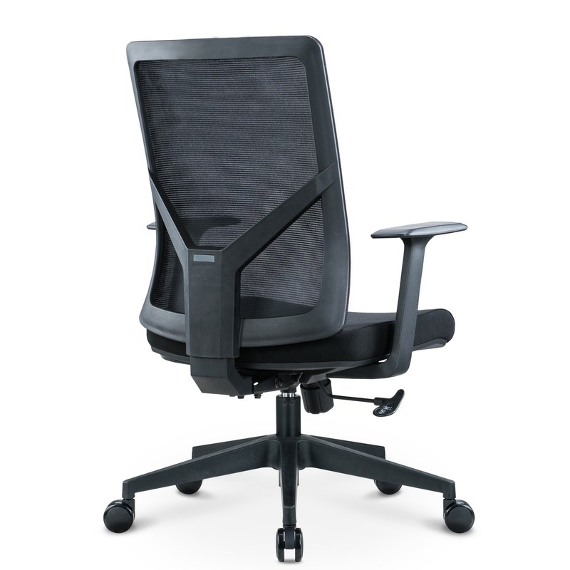 বিনামূল্যে নমুনা শিপিং Cadeira Mesh Mid-Back Swivel Adjustable Task Chair for Office