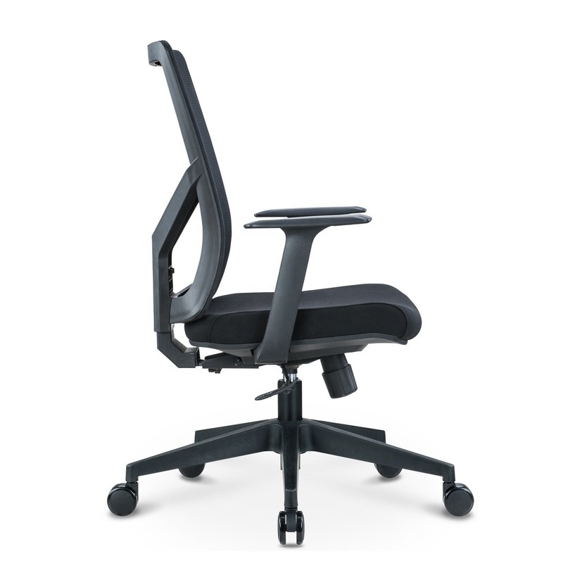 বিনামূল্যে নমুনা শিপিং Cadeira Mesh Mid-Back Swivel Adjustable Task Chair for Office