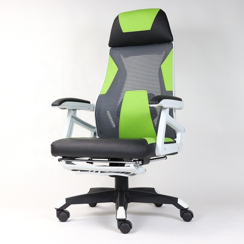 সম্মেলন কক্ষের জন্য কমলা রঙের কাস্টমাইজযোগ্য ফ্যাব্রিক জাল ব্যাক সুইভেল অফিস আসবাব