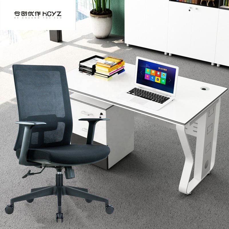 উচ্চতা সামঞ্জস্যযোগ্য গ্রিজ ব্যাক স্পাইভেল অফিস চেয়ার লম্বার সমর্থন এবং আধুনিক শৈলী সঙ্গে