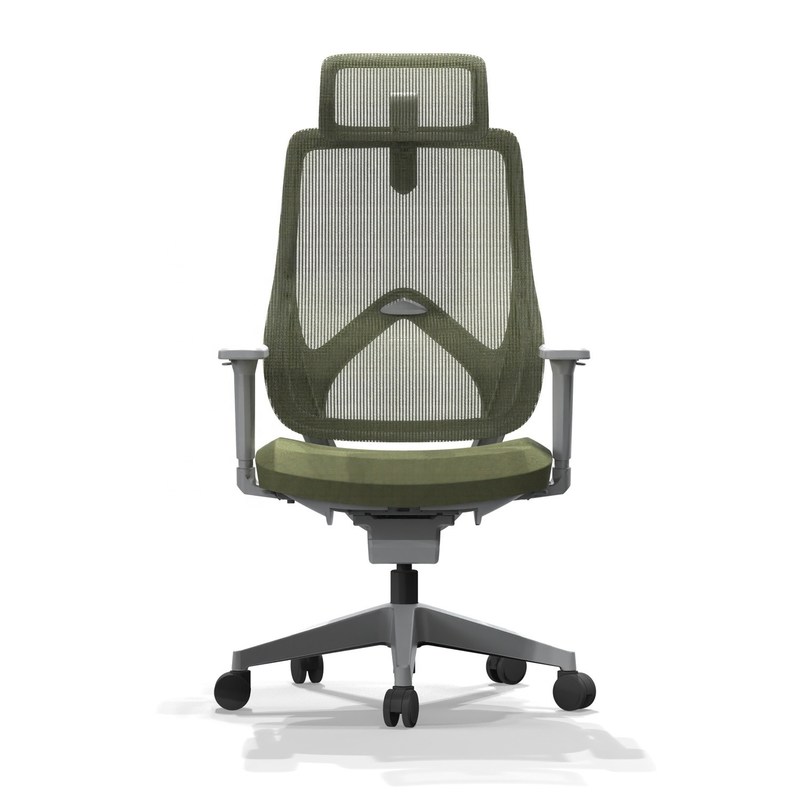 ড্রাইভ-বাই-ওয়্যার চ্যাসি মেশিন হাই ব্যাক পূর্ণ জাল ফ্যাব্রিক সঙ্গে ঘোরানো অফিস চেয়ার