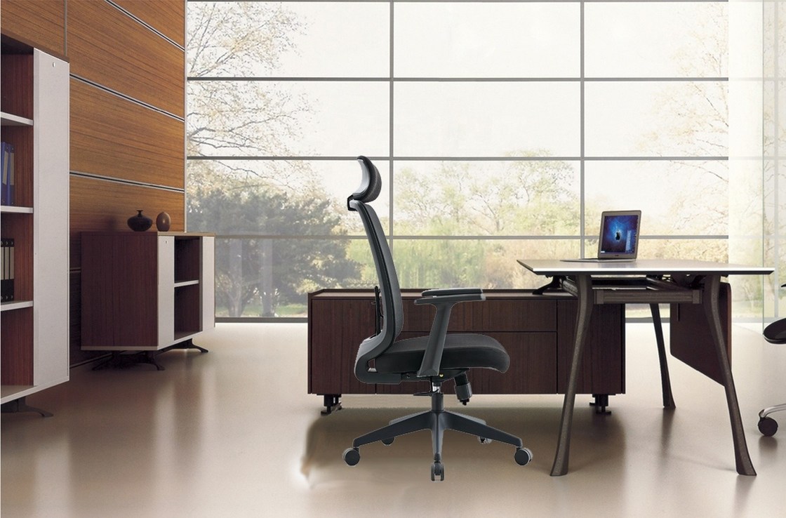 অফিস ম্যানেজার এম-০৬২এ এক্সিকিউটিভের জন্য ব্যাকস্ট্রেট নিয়মিত উচ্চ ব্যাক সুইভেল মেশ চেয়ার