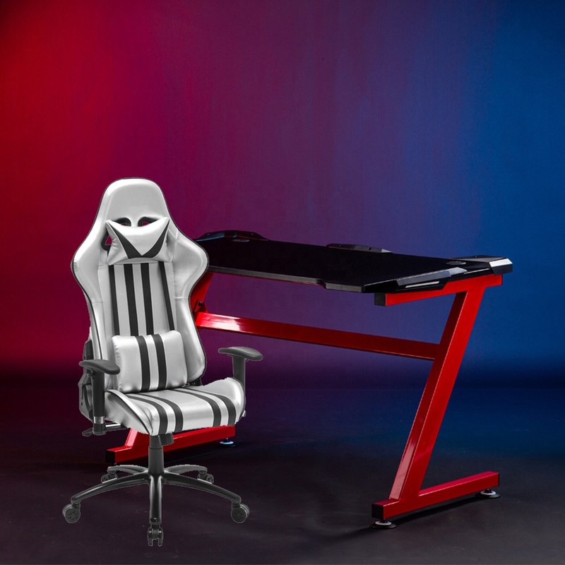 অফিস/অ্যাপার্টমেন্ট/স্কুলে ই-স্পোর্টস কর্মীদের জন্য অ্যাডজাস্টেবল ব্যাকরেস্ট গেমিং চেয়ার