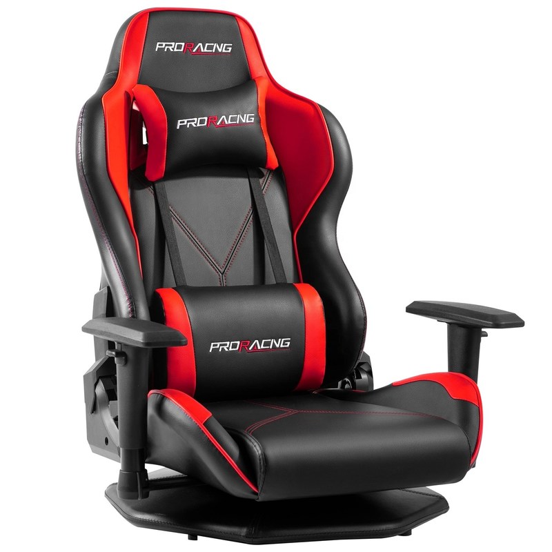 NO Foot Fixed Chassis Rotating Esports Chair HCYZ পিভিসি চামড়া কম্পিউটার রেসিং গেমিং চেয়ার