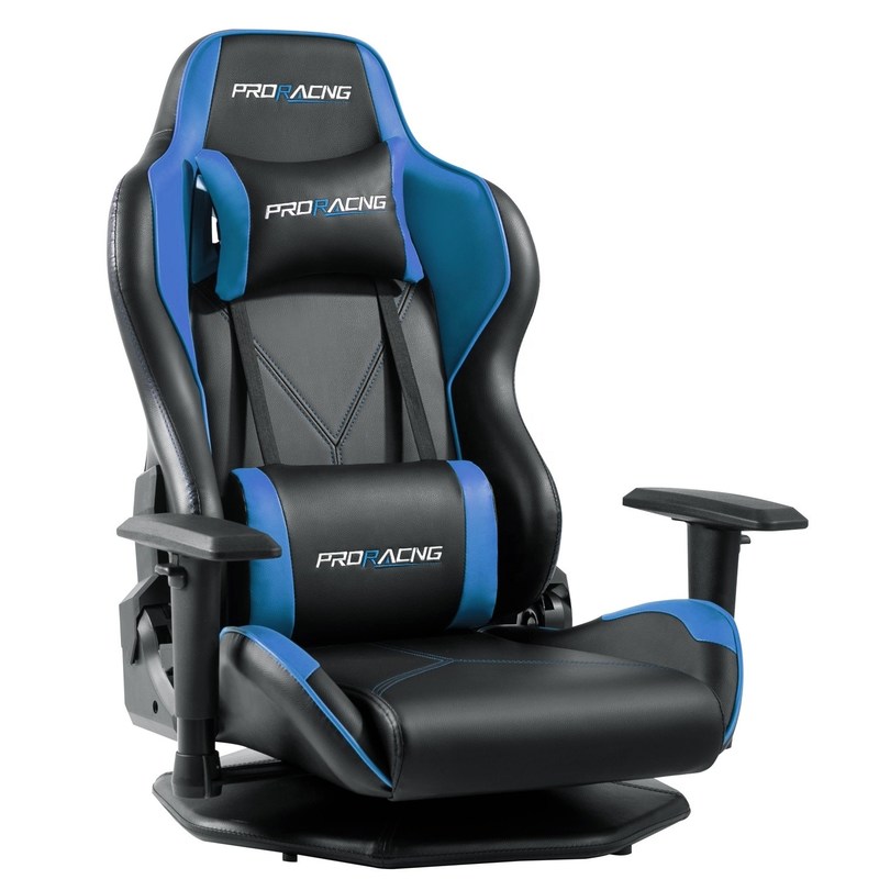 NO Foot Fixed Chassis Rotating Esports Chair HCYZ পিভিসি চামড়া কম্পিউটার রেসিং গেমিং চেয়ার