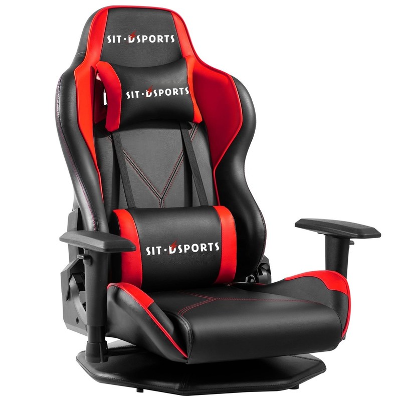 NO Foot Fixed Chassis Rotating Esports Chair HCYZ পিভিসি চামড়া কম্পিউটার রেসিং গেমিং চেয়ার