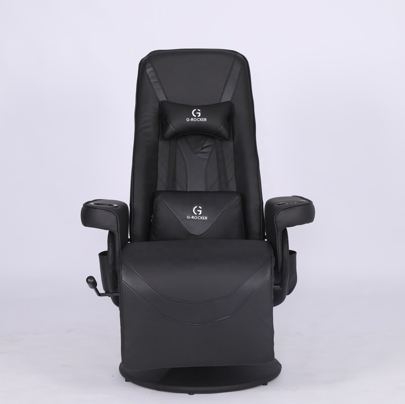 নির্দিষ্ট অফিস চেয়ার বিলাসবহুল গেমিং চেয়ার, গোলাপী রেসিং স্টাইলের চামড়ার কাপ হোল্ডার সহ